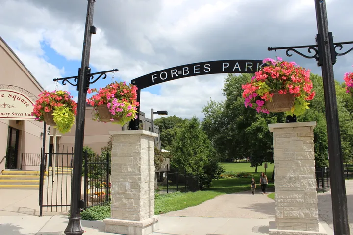 Ground-level view of Forbes Park